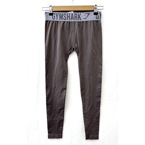 Gymshark High-Waisted Seamless‎ Pull-On Stretch Skinny Leggings Gray Womens XS